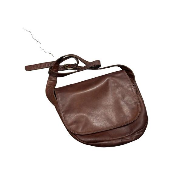 Village Tannery Purse Brown Leather Cross Body Designs by Sevestet NY - Picture 1 of 11